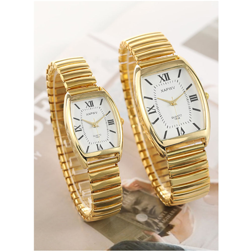 Shein - Elegant Digital Display Women's Quartz Watch, Old Fashioned Casual Style Wristwatch For Ladies And Seniors