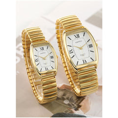 Shein - Elegant Digital Display Women's Quartz Watch, Old Fashioned Casual Style Wristwatch For Ladies And Seniors