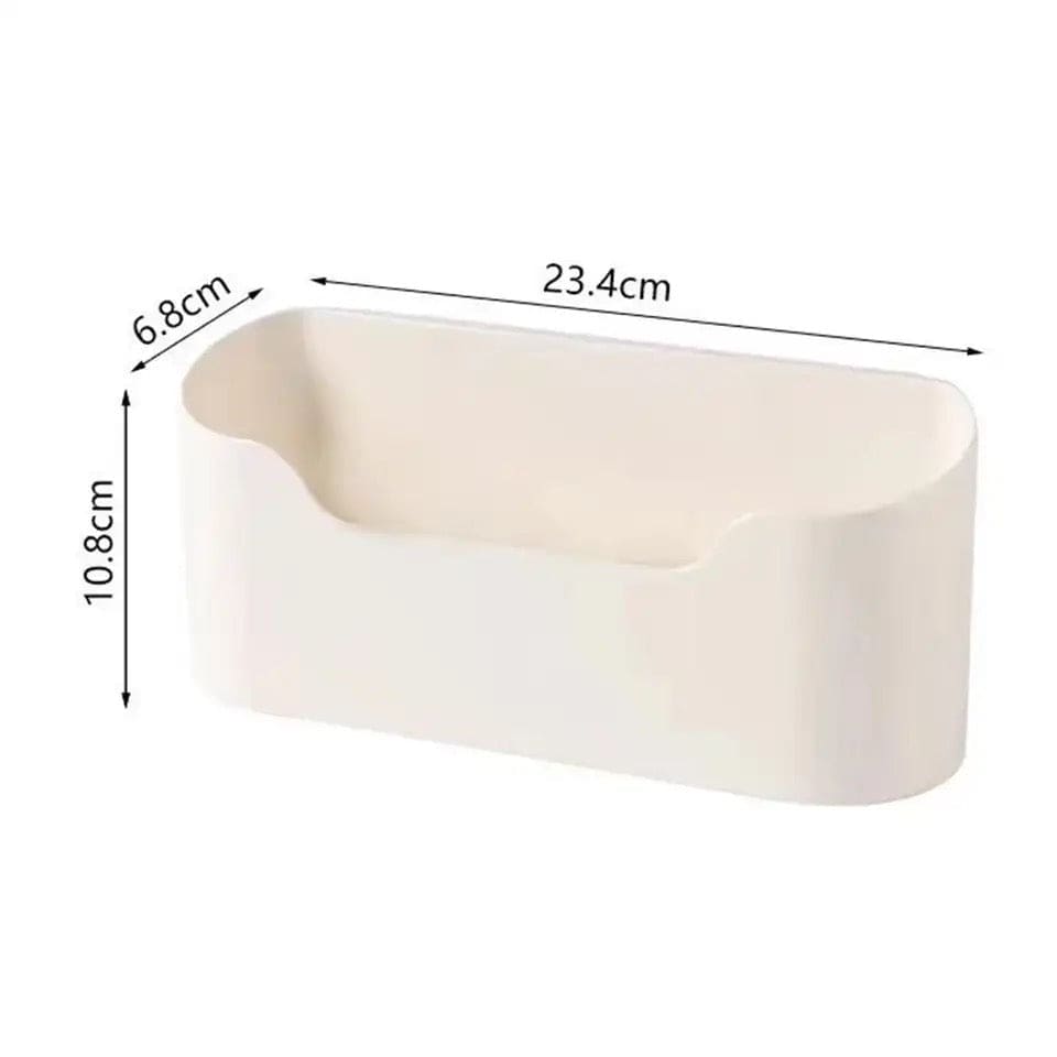 Compact Wall Hanging Organizer, Multipurpose Cabinet Door Seasoning Storage Holder, Home Remote Control Sundries Holder, Wall Mounted Operitacx Storage Box, Under Sink Drawer Shelf Bathroom Organizer