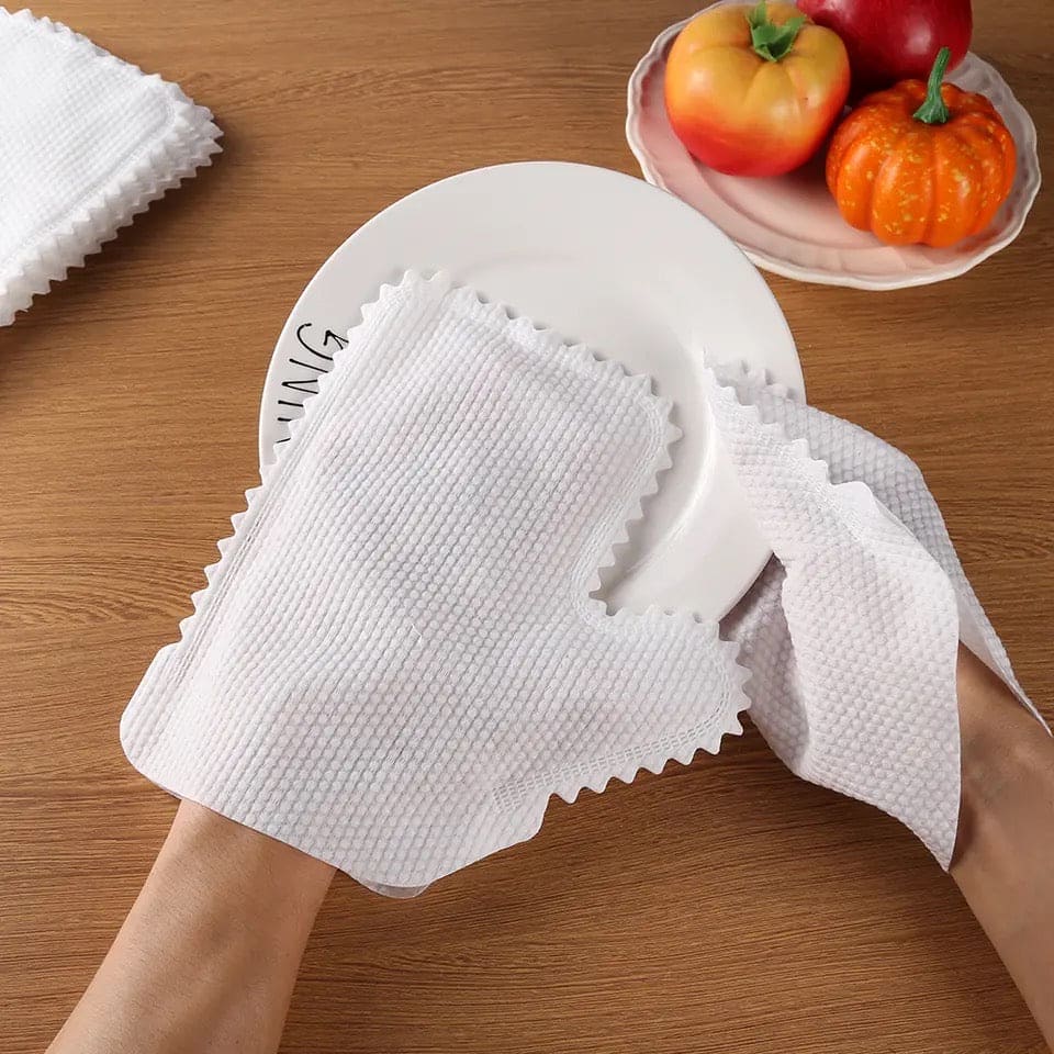 Set Of 10 Household Cleaning Gloves, Multifunctional Lazy Rags Gloves, Fish Scale Cleaning Duster Gloves, Multipurpose Kitchen Bathroom Household Cleaning Duster, Wet and Dry Dual-use Cloth, Reusable Non Woven Rag