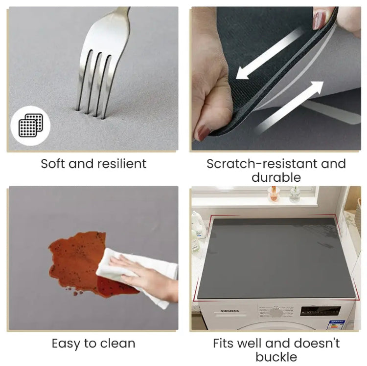 Water Absorbing Kitchen Drying Mat, Waterproof Countertop Mat, Foldable Washing Top Protector Cover