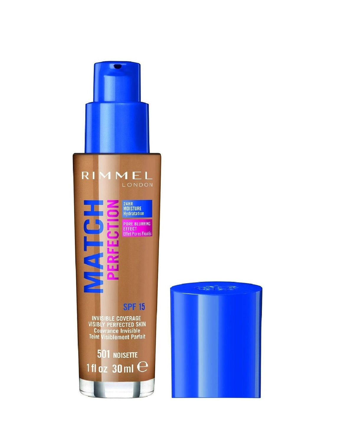 Rimmel London - Match Perfection Foundation, Noisette, 30 ml