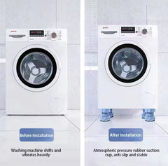 Pack Of 4 Anti Vibration Washing Machine Pads, Adjustable Height Anti Shock Foot Pad, Anti Slip Furniture Foot Pad
