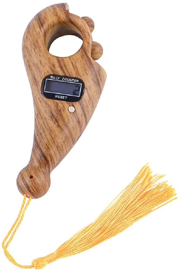 Rotating Prayer Beads With Digital Counter Portable Digital Finger Tasbeeh, Prayer Digital Tasbih For Meditation Relaxation, Portable Prayer Beads Counter