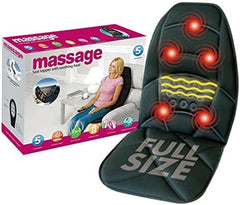 Robotic Massage Chair with Heater, Vibration Cushion, Car Seat Massager