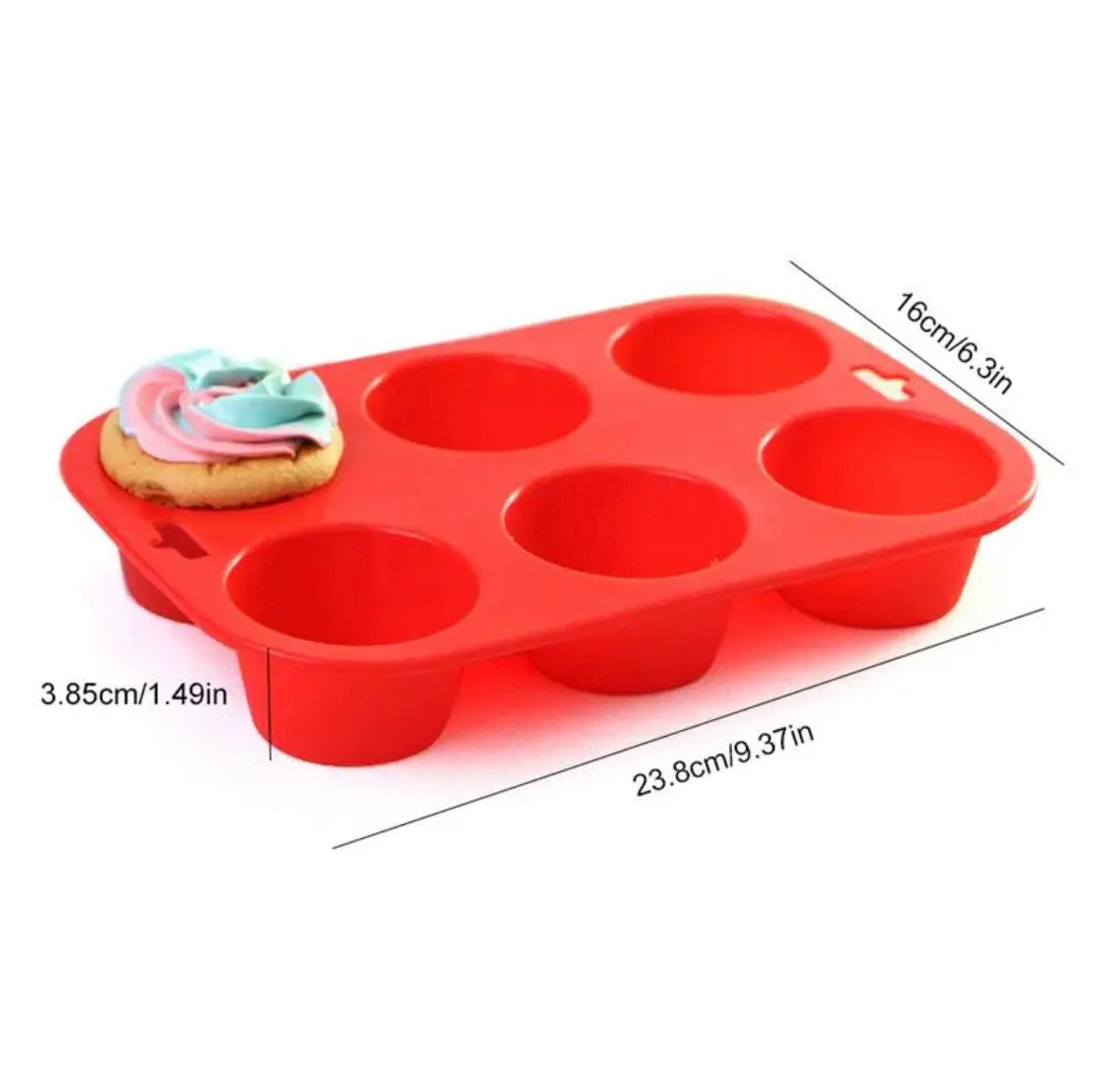 Silicone Chocolate Mold, Creative Non-Stick Cake Mold, Muffin Baking Mold