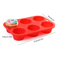 Silicone Chocolate Mold, Creative Non-Stick Cake Mold, Muffin Baking Mold