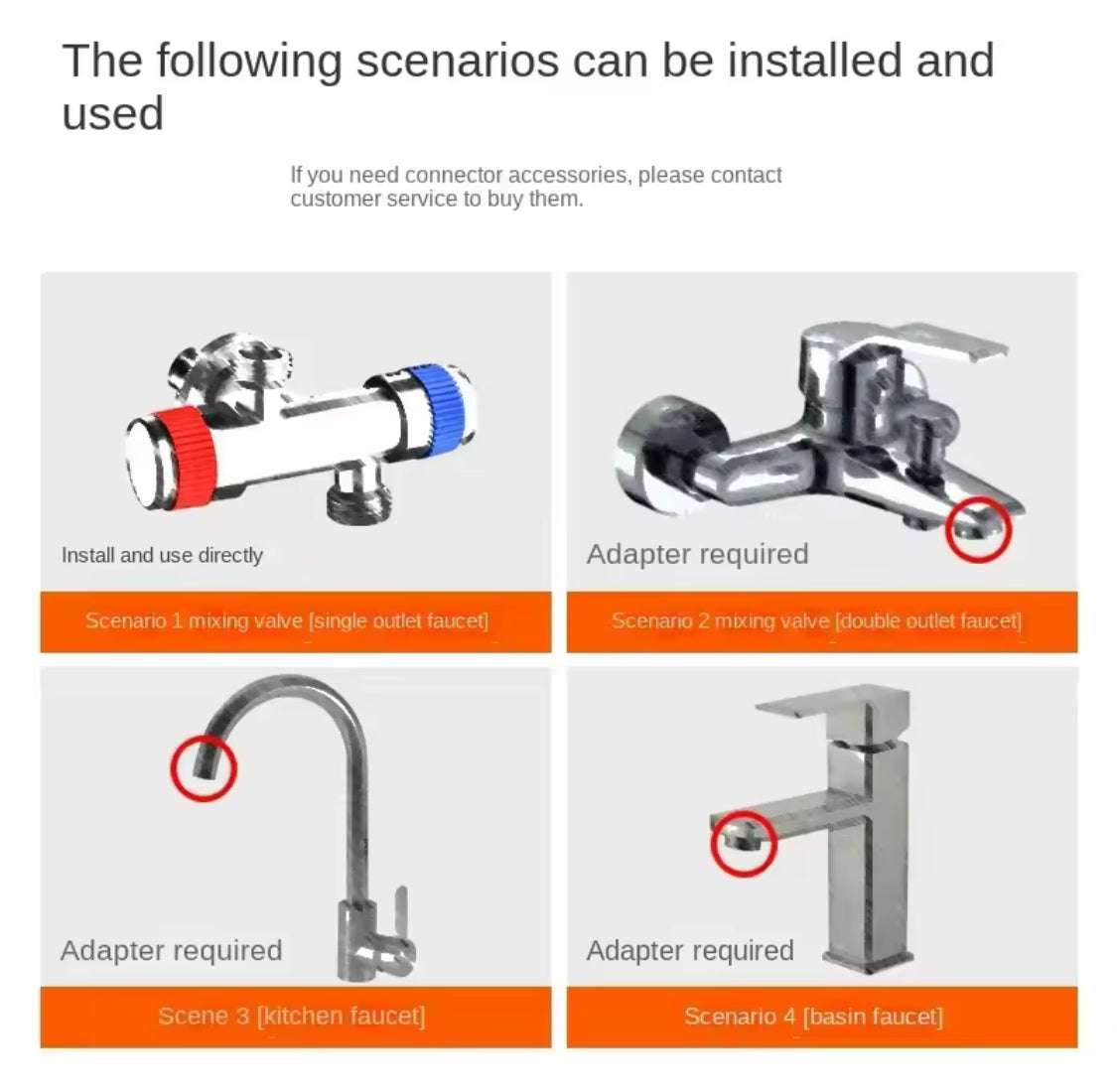 360° Rotation Faucet Extender Pipe, Kitchen Faucet Extension Hose Pipe, Durable Bathroom  And Garden Splash Proof Hose