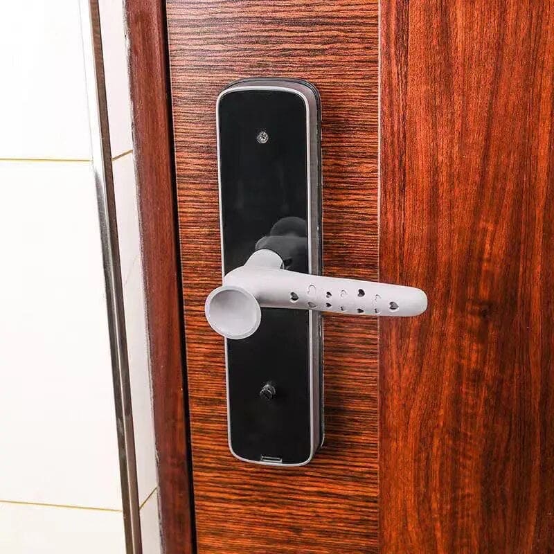 2 In 1 Silicon Door Knob Cover, Anti-Collision Door Knob Pad, Noiseless Suction Cup Doorknob Cover, Children's Safety Door Handle, Antistatic Silicone Door Knob Cover