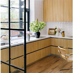 Self Adhesive Wooden Wallpaper, Waterproof Furniture Renovation Decals, Wood Wall Stickero