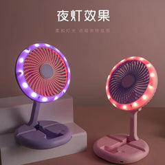 Mini Folding USB Charging Fan, Portable Desktop Faan
