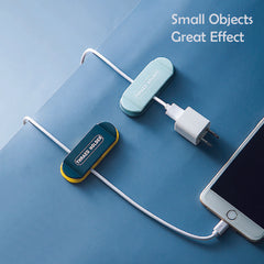 4 pcs Punch Free Self Adhesive Wall Cable Holder, Hook Organizer, Multi-Function Hanger Cord Winder Bracket, Wall Mounted Cable Grips