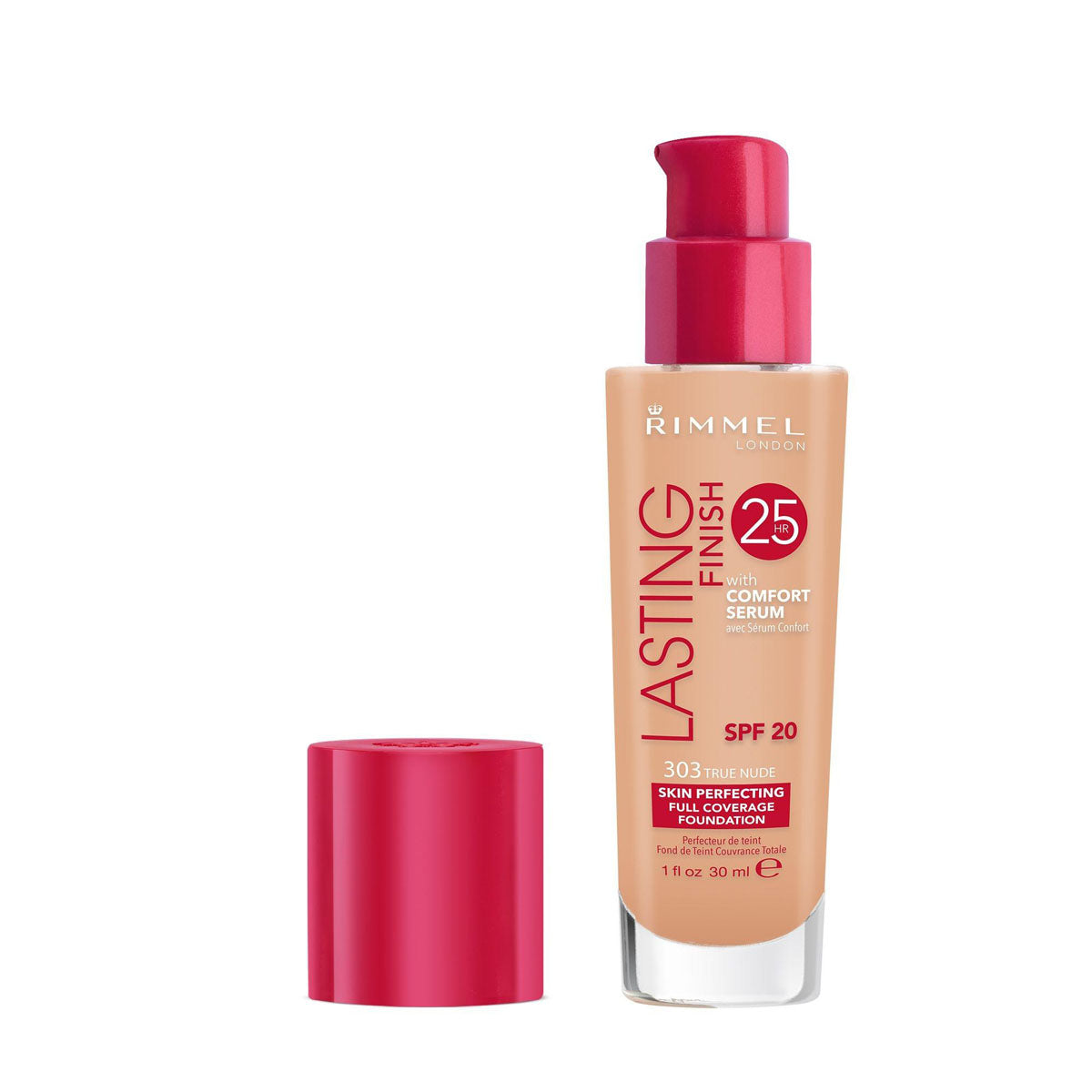 Rimmel London - Lasting Finish Foundation Red Cap -303 True Nude