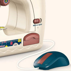 Mini Stitching Machine For Kids, Cute Sewing Appliance Toy, Mini Electrical Sewing Machine Toy, Handheld Sewing Desktop Machine, Universal Mini Portable Household Sewing Device
