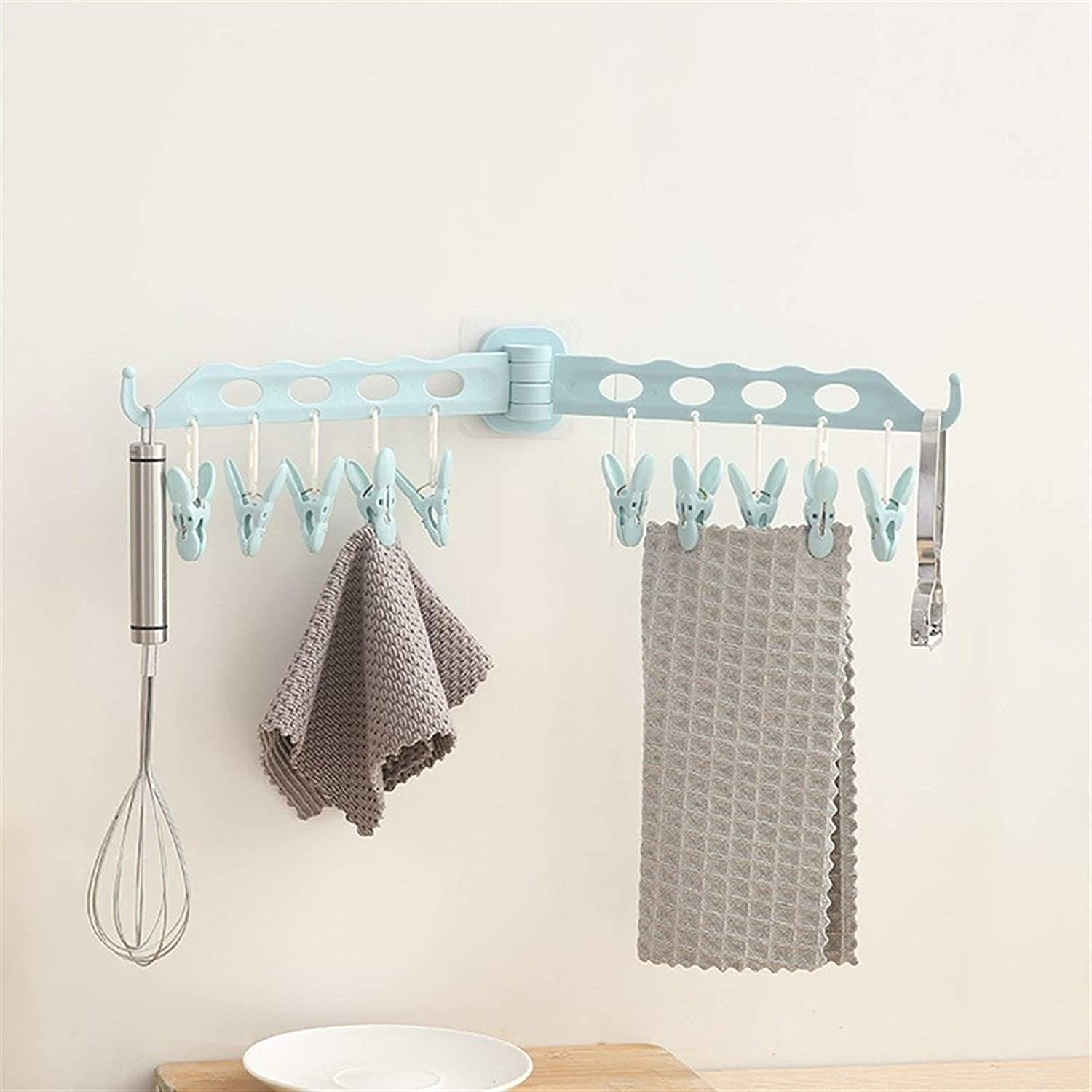 8 Hole Hanger Organizer, Multifunctional Folding Magic Hanger, Drying Rack Clothes Storage