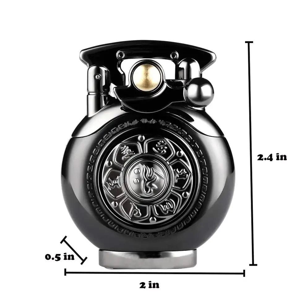 Timeline Vintage Lighter, Pressure Relief Lighter, Aigrette Classic Trench Lighter, Wheel Ignition Kerosene Lighter, Creative Rolling Tray Outdoor Windproof Lighter, Antique Soft Flame Lighter, Reusable Windproof Trench Lighter, Lift Arm Flame Lighters
