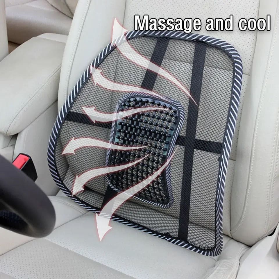 Universal Chair Lumbar, Back Support Spine Posture Correction Back Pillow, Car Seat Office Chair Massage Back Lumbar, Ventilate Mesh Car Seat Chair Back Cushion,
