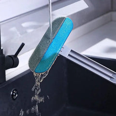4 In 1 Window Washer Kit, Multifunctional Mesh Screen Brush, Washable Household Cleaning Accessories, Multipurpose Magic Scrubber Brush, Double Sided Detachable Window Cleaner Tool