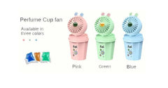 Rechargeable Cup Style Mist Fan, Portable Water Spray Mist Fan, Handheld Mini Travel Fan