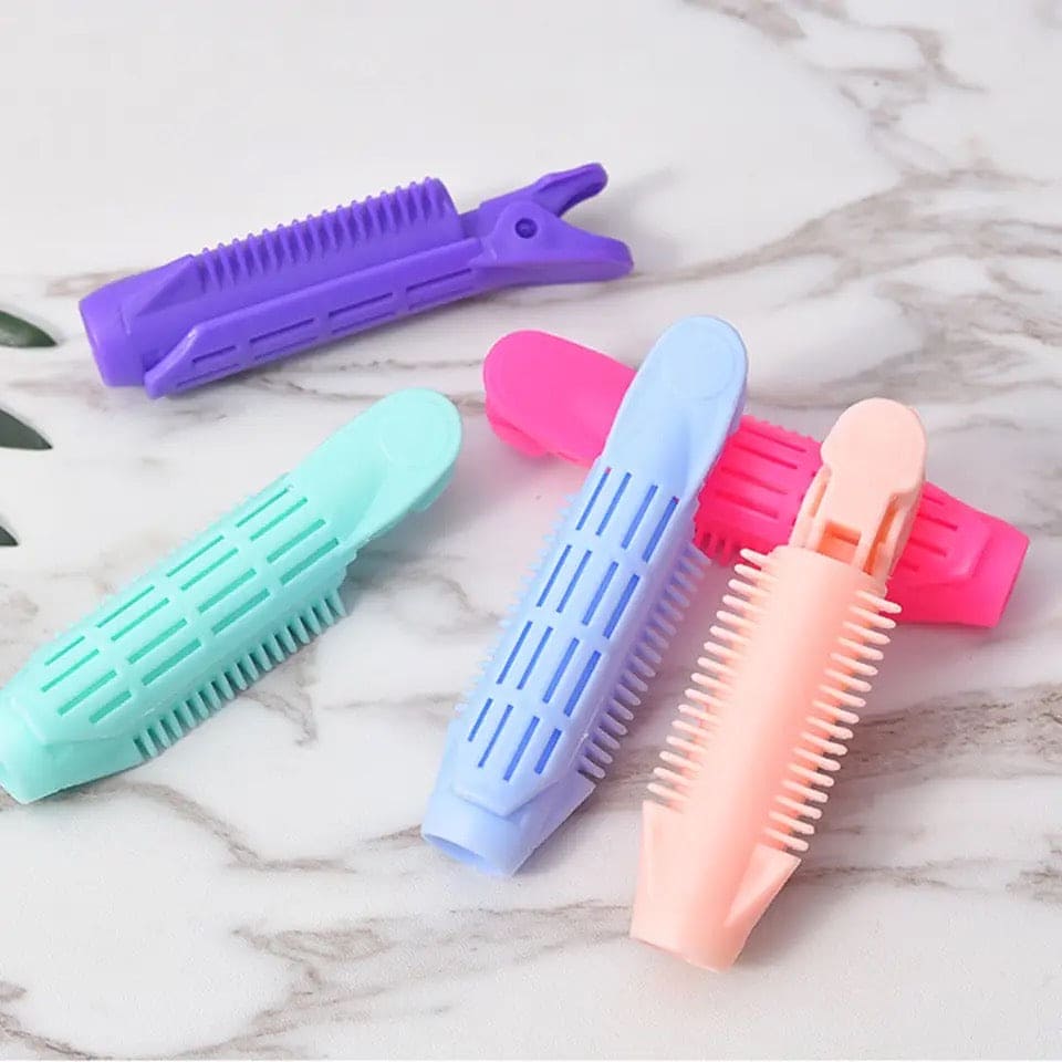 Set Of 2 Fluffy Hair Clip, Portable Plastic Hair Root Clip, Roller Wave Fluffy Hair Curler, Hair Styling Tool Accessories, Natural Volumizing Hair Root Clip