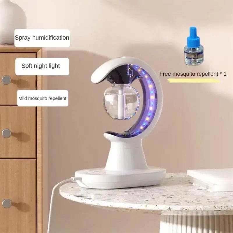 Smart Mosquito Repellent Humidifier, 3 In 1 Household Pest Repeller, Electric Multifunctional Silent Bedroom Spray Air Humidifier, Bug Zapper with UV Light, Ultrasonic Repellent Humidifier