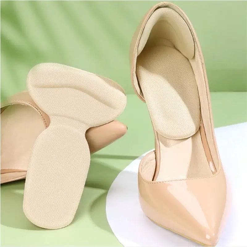 T Shaped Shoe Grip, Pain Relief Shoe Size Reducer, Half Cushion Heel Inserts Shoe Pad, Adjustable Antiwear Feet Shoe Insole, Shoe Insoles Heel Protector Sticker Insole, Shoes Sponge Dispensing Shoe Cushion, Self-Adhesive Protects Heel Shoes