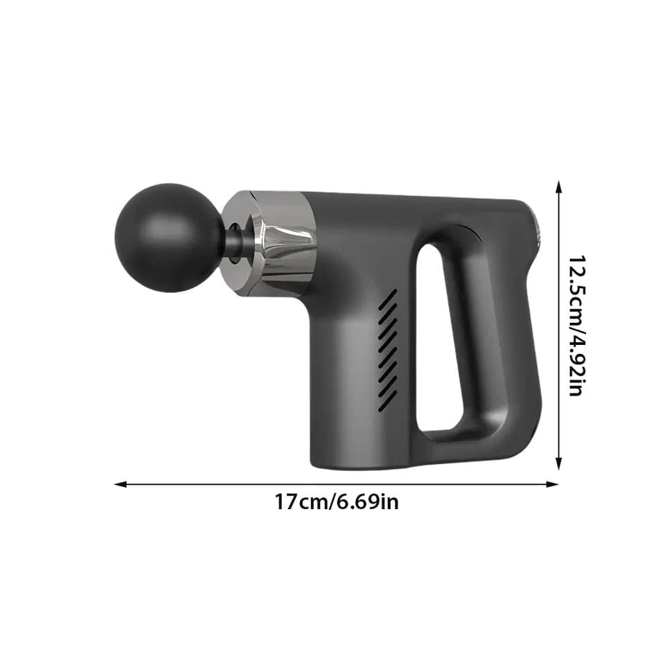 4 In 1 Fascial Gun Massager, Portable Massage Gun, Body Shoulder Neck Massager, 5 Gear Deep Tissue Mini Fitness Musle Massager, 4 Head Gun Sports Muscle Relaxing Massager, Anti-slip Muscle Massager, Muscle Stimulation Device Massage Gun