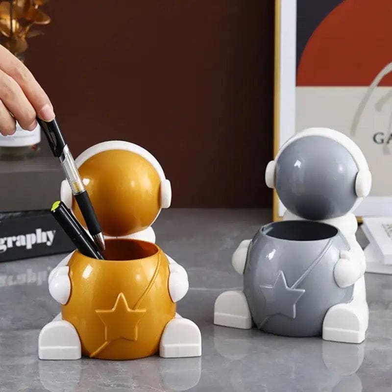Astronaut Pen Holder, Multifunction Wall-mounted Shelf, Desktop Sundries Storage Box, Bedroom Bathroom Cosmetic Shelf