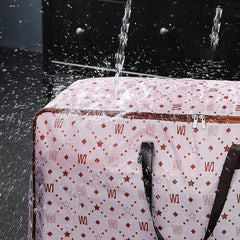 Parachute Storage Bag, Double Zip Luggage Moving Bags, Clothes Storage Bags, Under Bed Organizer Bags, Geometric Pattern Quilt Storage Bag, Travel Storage Hand Bag, Oxford Storage Bag, Folding Duvet Sorting Bags