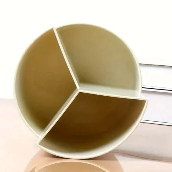 Versatile Desktop Storage Bucket,  Plastic 3 Position Pencil Storage Box, Multifunctional Anti-deformed Round Box, Student Desk Storage Box, Home Use Multifunctional Makeup Brush Organizer Box, Home Office School Desktop Stationary Cup