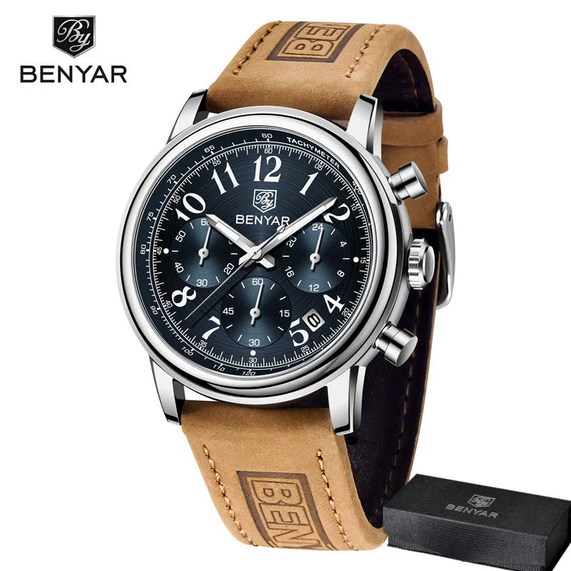 Benyar - BY-5190 Classic Watch Luxury Chronograph For Men