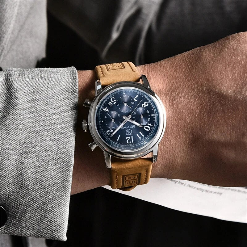 Benyar - BY-5190 Classic Watch Luxury Chronograph For Men
