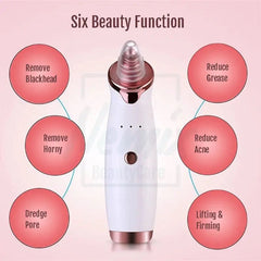 Bubble Black Head Remover, Vacuum Pore Cleaner, Acne Cleanser, Black Spots Removal, Face Nose Deep Cleaning Tools, Pimple Pore Cleansing Device, Beauty Skin Care Tool, 5 Sensors USB Rechargeable Blackhead Vacuum Cleaner Kit for Women and Men