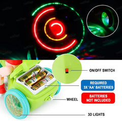 Novelty Boys Electric Tricycle, Lights And Music Boys Electronic Toy, Cute Stunt Motorcycle Toy