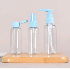 Pack of 4 Travel Size Refillable Bottle, Portable Cosmetic Sub-Packing Bottle, Empty Spray Disinfectant Bottles