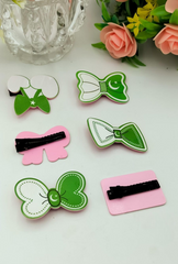 Set Of 6 Kids Independence Hair Pins, Acrylic Hair Pins, 14th August Hair Accessories, Women Girls Hairpins