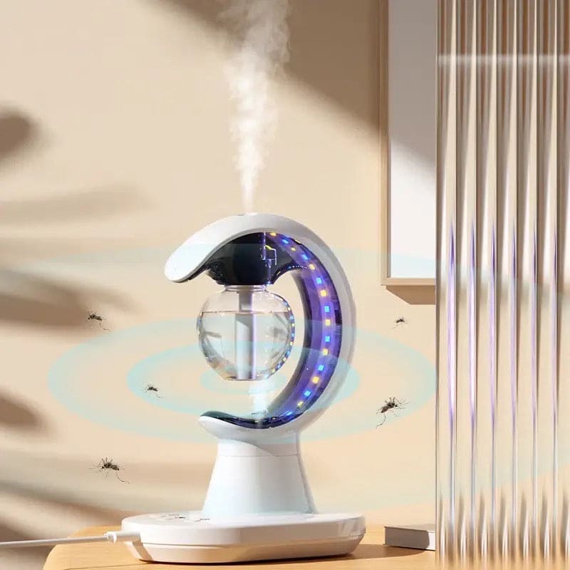 Smart Mosquito Repellent Humidifier, 3 In 1 Household Pest Repeller, Electric Multifunctional Silent Bedroom Spray Air Humidifier, Bug Zapper with UV Light, Ultrasonic Repellent Humidifier