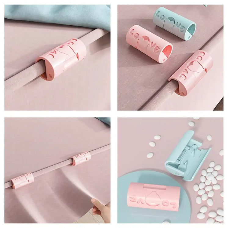 Set of 10 BedSheet Clips,  Plastic Non-slip Clamp Quilt Bed Cover Device, Curtain Blanket Buckles