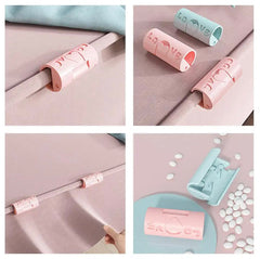 Set of 10 BedSheet Clips,  Plastic Non-slip Clamp Quilt Bed Cover Device, Curtain Blanket Buckles