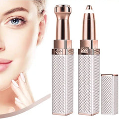 2 In 1 Facial Epilator, New Electric Eyebrow Trimmer, Portable Hair Remover, Painless Shaver for Women Bod, Facial Eyebrow Trimmer, USB Rechargeable Hair Shaving Device