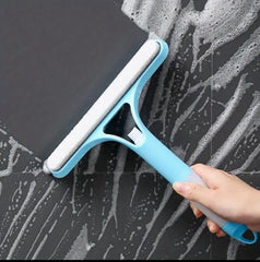 3 In 1 Window Cleaning Wiper, Multifunctional Glass Cleaner, Glass Wiper For Bathroom Mirror Windshield