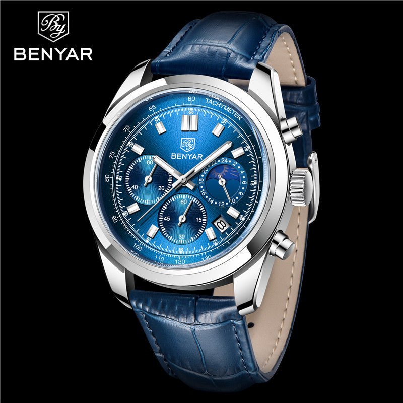 Benyar- Round Analog Chronograph- BY5193 M
