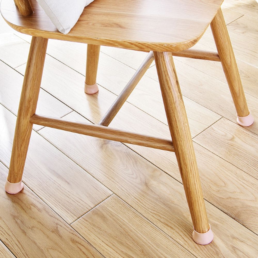 Set Of 4 Silicone Table & Chair Leg Floor Protector, Transparent Furniture Covers for Tables Wood Floor Protector, Chair Glides Table Feet Caps