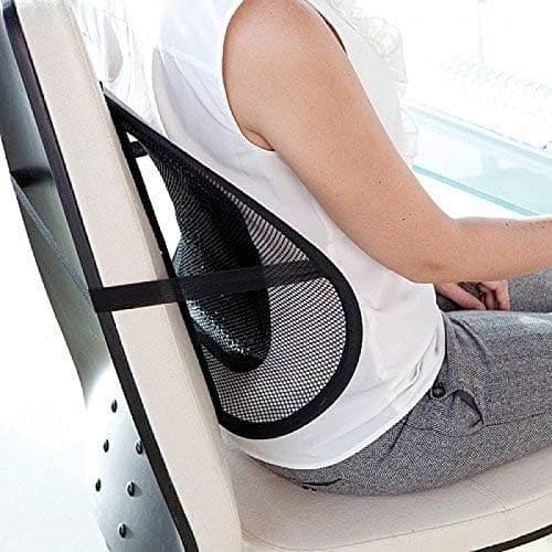 Universal Chair Lumbar, Back Support Spine Posture Correction Back Pillow, Car Seat Office Chair Massage Back Lumbar, Ventilate Mesh Car Seat Chair Back Cushion,