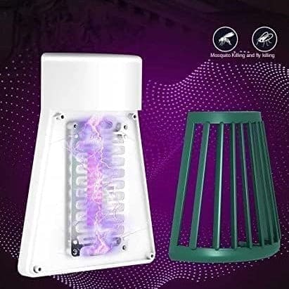 Socket Mosquito Lamp, UV Light Fly Mosquito Trap Racket, Plug In Mosquito Killer Device, Electric Mosquito Trap Lamp, Multipurpose Powered Electronic Bug Zappers