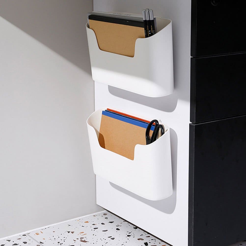Compact Wall Hanging Organizer, Multipurpose Cabinet Door Seasoning Storage Holder, Home Remote Control Sundries Holder, Wall Mounted Operitacx Storage Box, Under Sink Drawer Shelf Bathroom Organizer