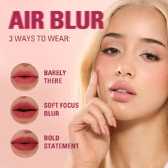 Revolution Air Blur Matte Liquid Lipstick Rosewood