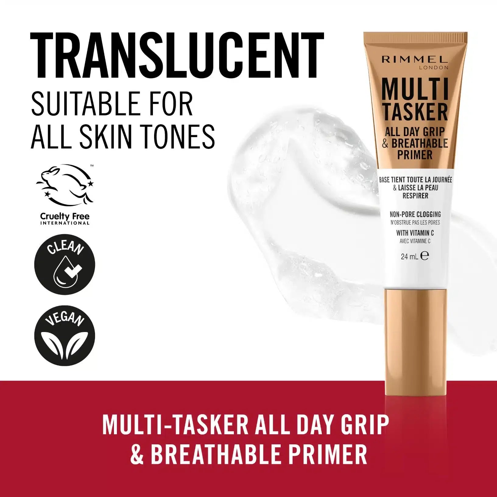 Rimmel -  Multi-Tasker All Day Grip & Breathable Primer