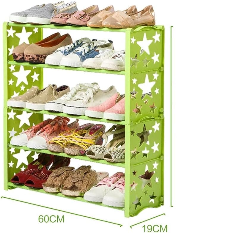 Simple Star Shoe Rack, Multi-layer Star Brief Shoe Shelf,  Removable Assembly Shoe Cabinet for Home, Dustproof Shoe Cabinet For Home Entrance