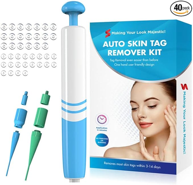 Skin Tag Remover, 2 In1 Painless Auto Skin Tag Remover, Mole Wart Removal Kit, Micro Skin Tag Remover
